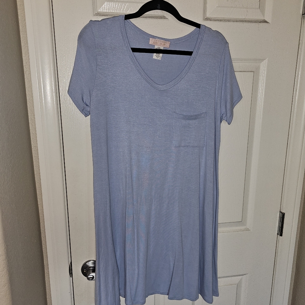 Light blue Shirt Dress by Sweet Adelyn